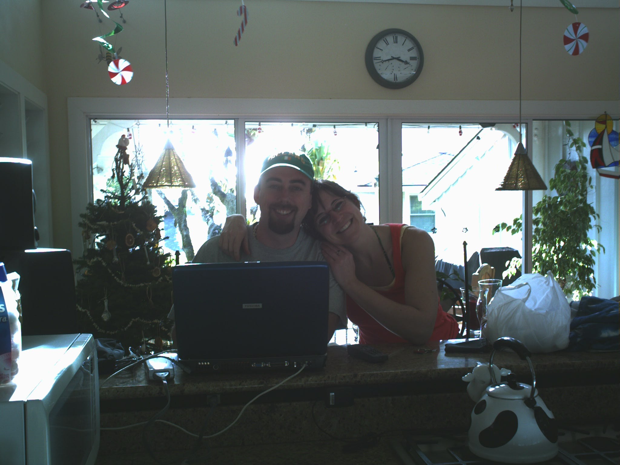 This is not our home.  It's the Bed and Breakfast of some of our dearest friends and it's very swanky, so we thought it would be a great way to headline our web page